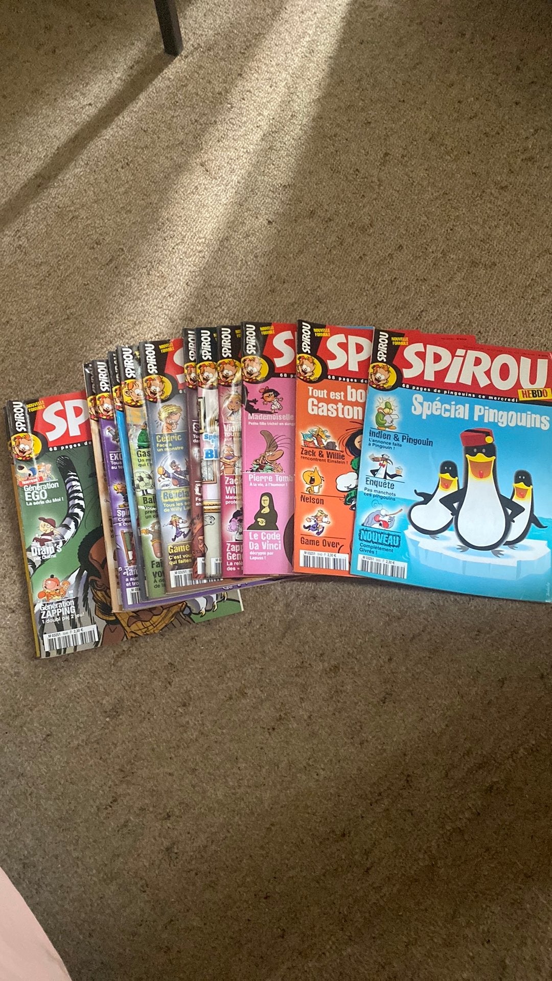 16 oude Spirou Hebdo in zeer goede staat, Ophalen, Zo goed als nieuw