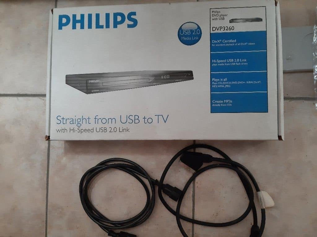 Philips dvd en usb speler DVP3260, Audio, Tv en Foto, Cd-spelers, Ophalen, Gebruikt, Philips