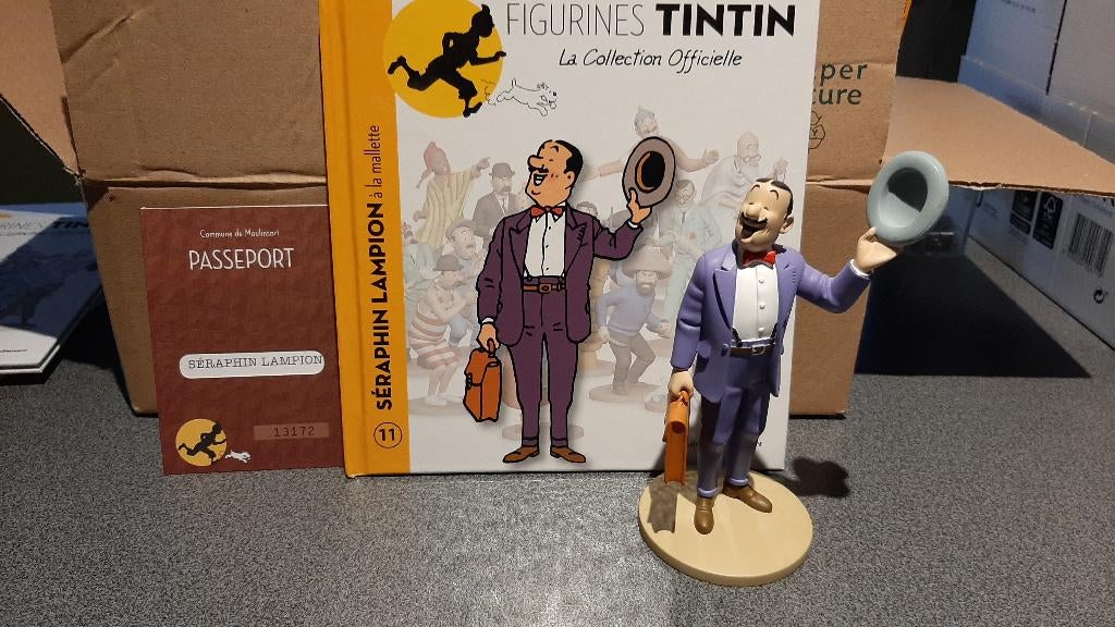 Kuifje, officieel figuur 11, in blisterverpakking, Ophalen of Verzenden, Kuifje, Nieuw