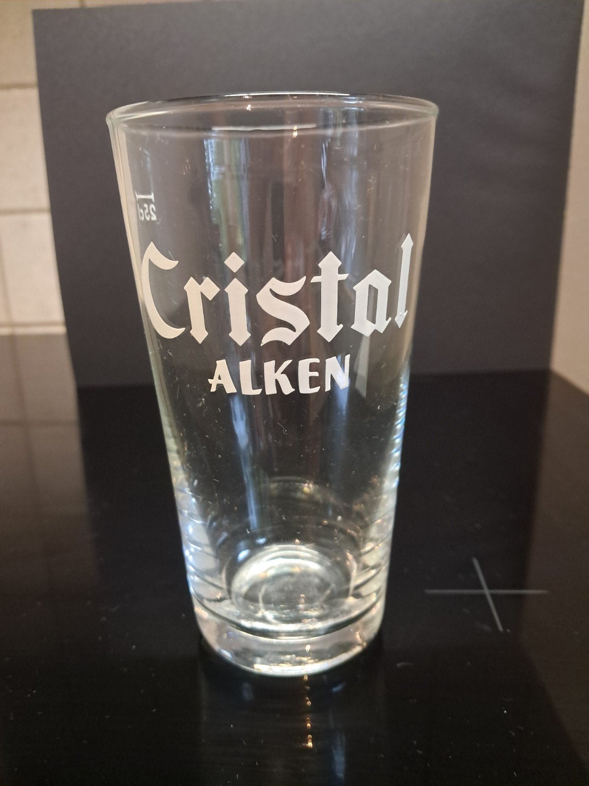 Mooi glas Cristal Alken, Verzamelen, Biermerken, Ophalen