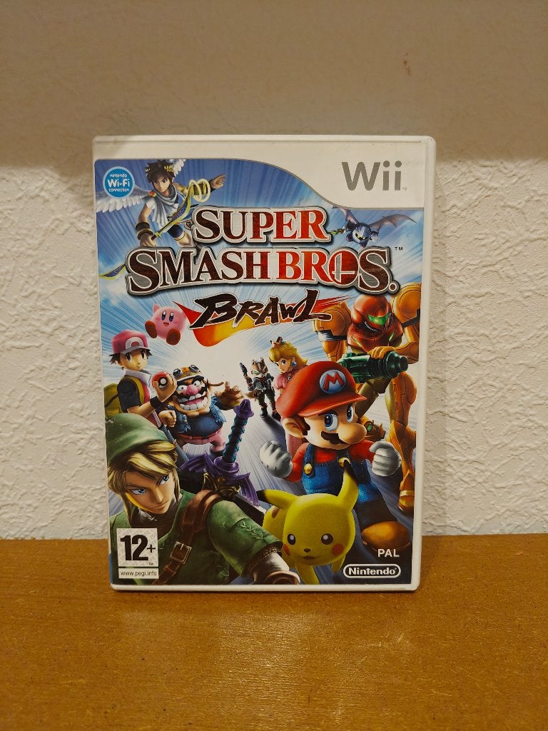 Super Smash Bros Brawl Nintendo Wii, Games en Spelcomputers, Games | Nintendo Wii, Gebruikt, Vechten, Ophalen of Verzenden, 3 spelers of meer