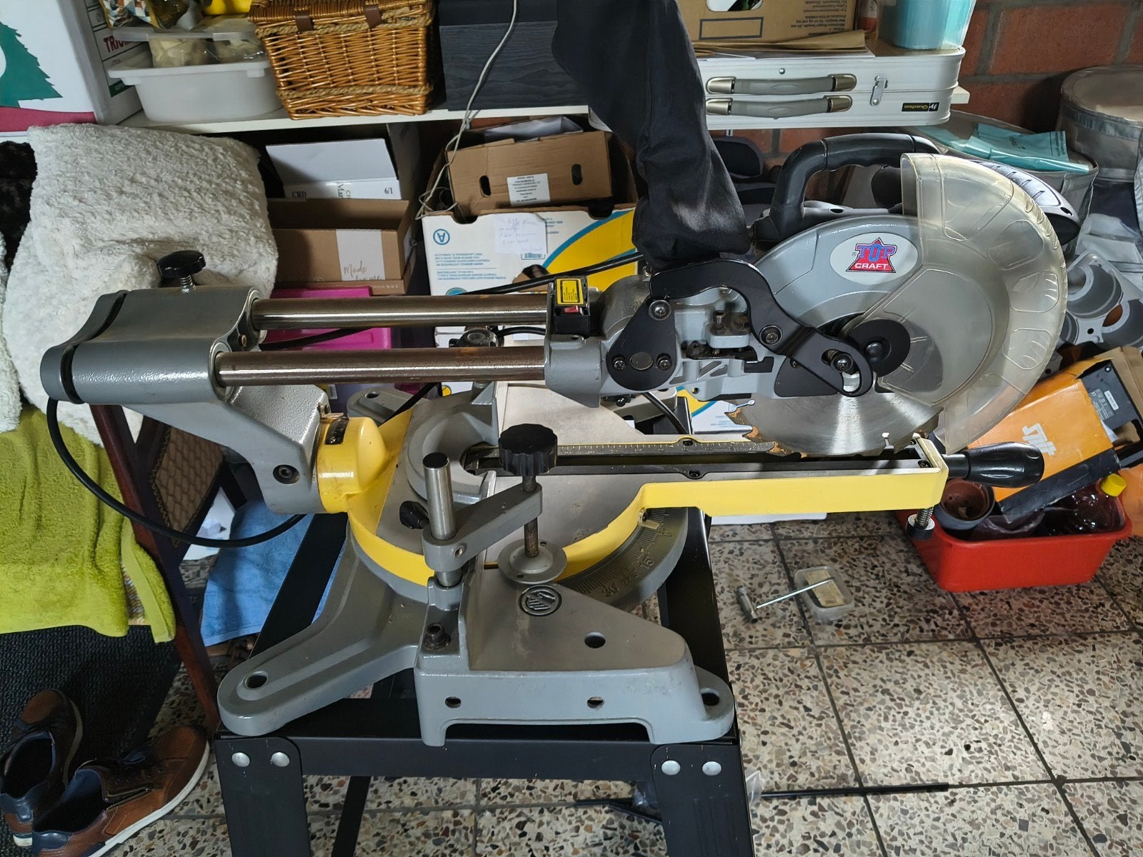 tafelzaag, Doe-het-zelf en Bouw, Ophalen, Gebruikt, Cirkelzaag, Topcraft