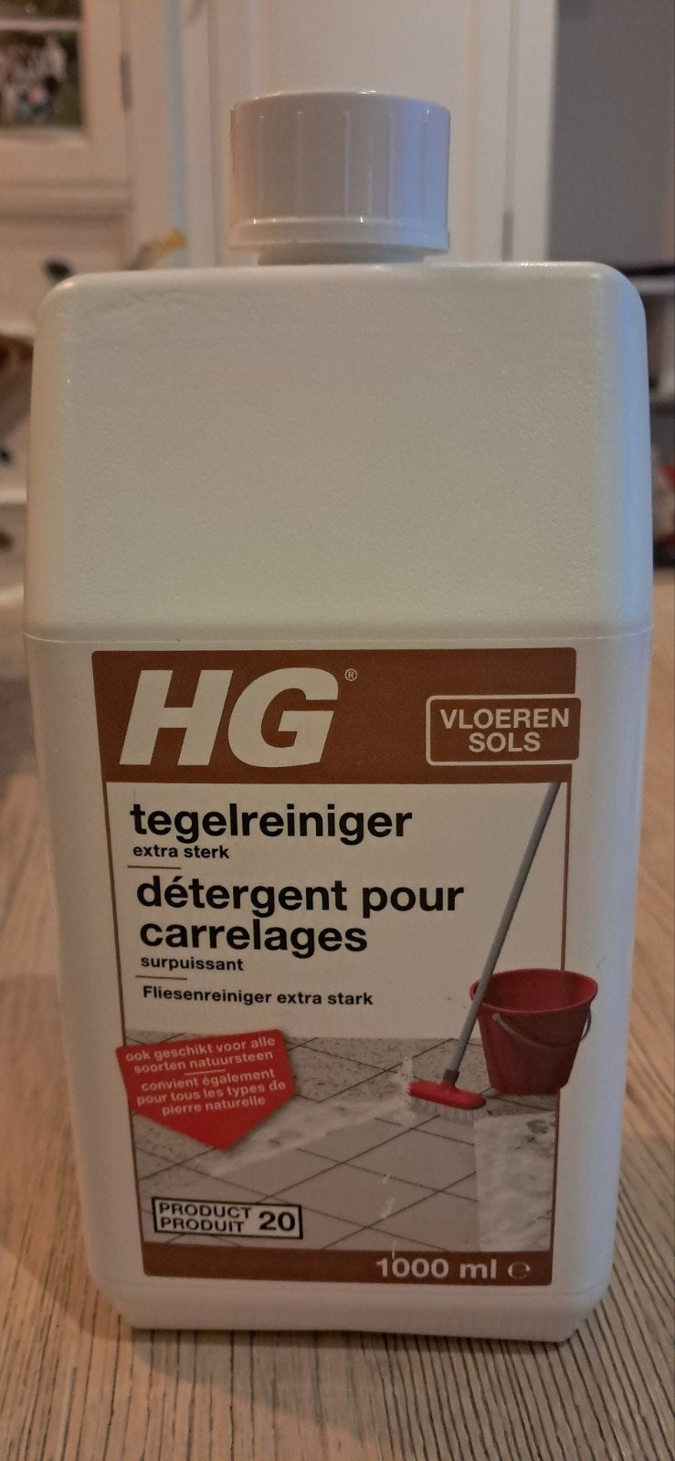 Détergent surpuissant pour carrelages HG, Enlèvement, Produit de nettoyage