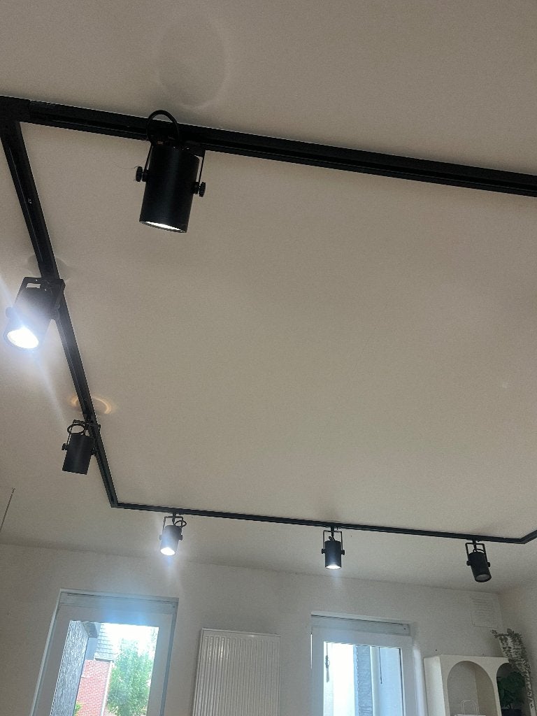Winkel verlichting 2 sets vierhoek lampen, Huis en Inrichting, Lampen | Plafondlampen, Ophalen, Zo goed als nieuw, Plafondspot