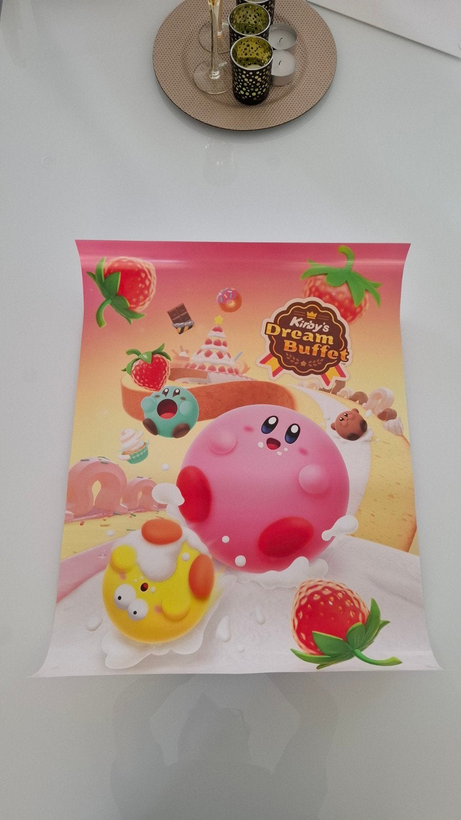 Kirby's Dream Buffet, Rectangulaire vertical, A1 jusqu'à A3, Comme neuf, Enlèvement