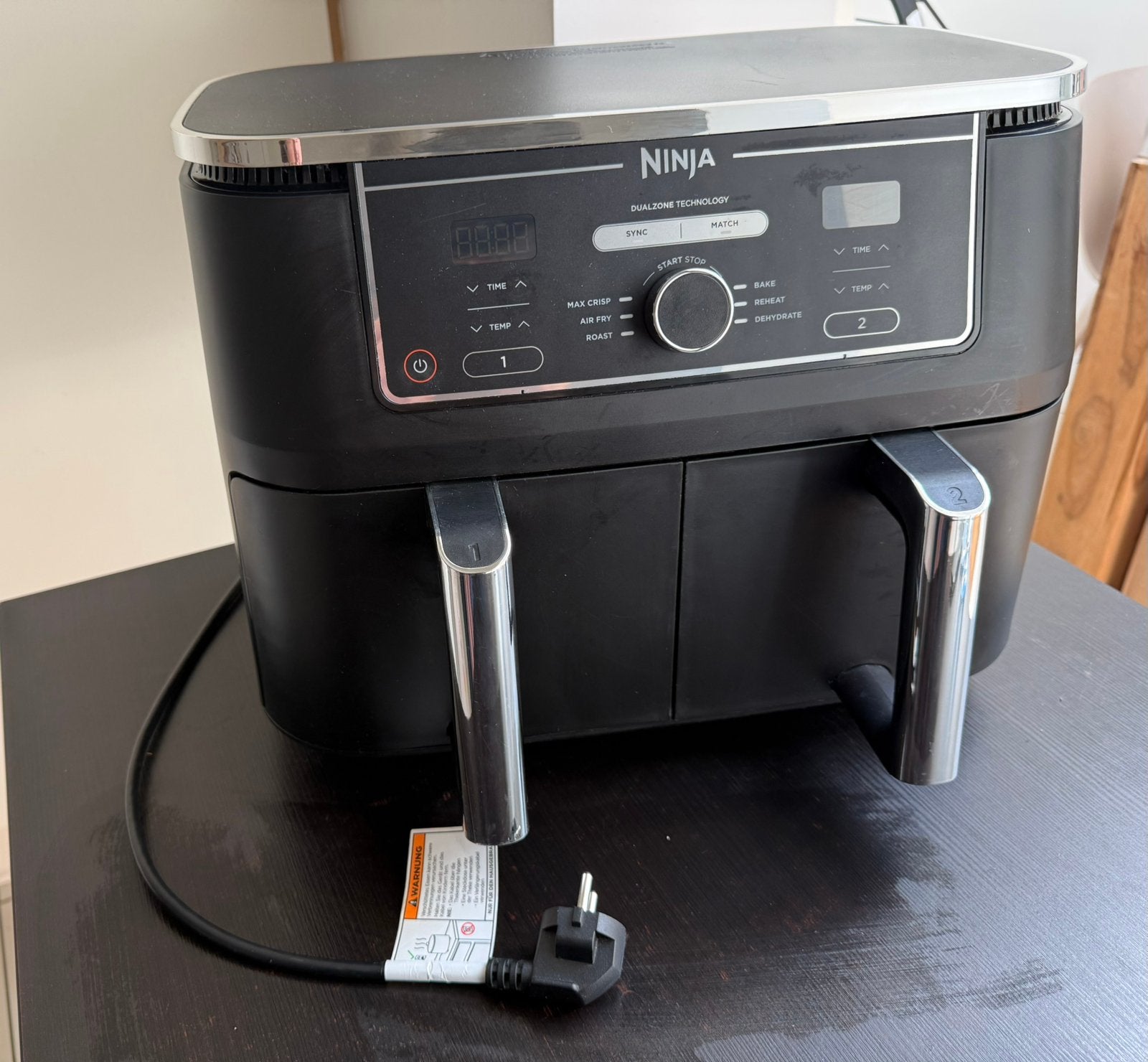 NINJA AF400EU 9.5l, Electroménager, Friteuses à air, Comme neuf, Friteuse à air XXL, Enlèvement