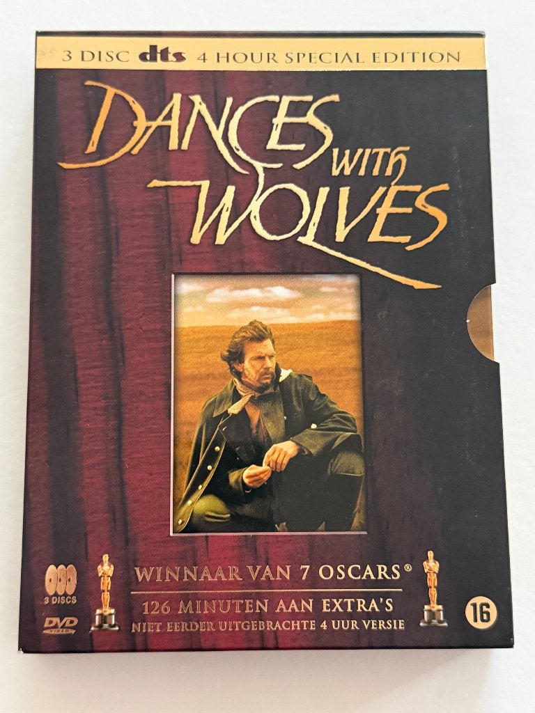 Dances With Wolves (3-DVD / 4 Hour Special Edition), CD & DVD, DVD | Classiques, Anglais, À partir de 16 ans, Action et Aventure