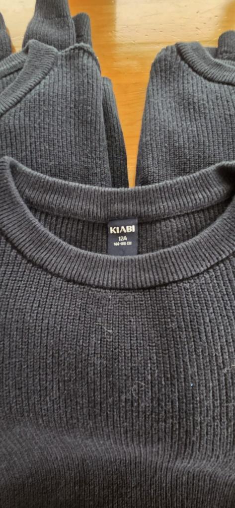 LOT DE VETEMENTS GARCON - 10-12 ANS  - BLEU MARINE - BLANC, Enlèvement, Utilisé, Taille 146