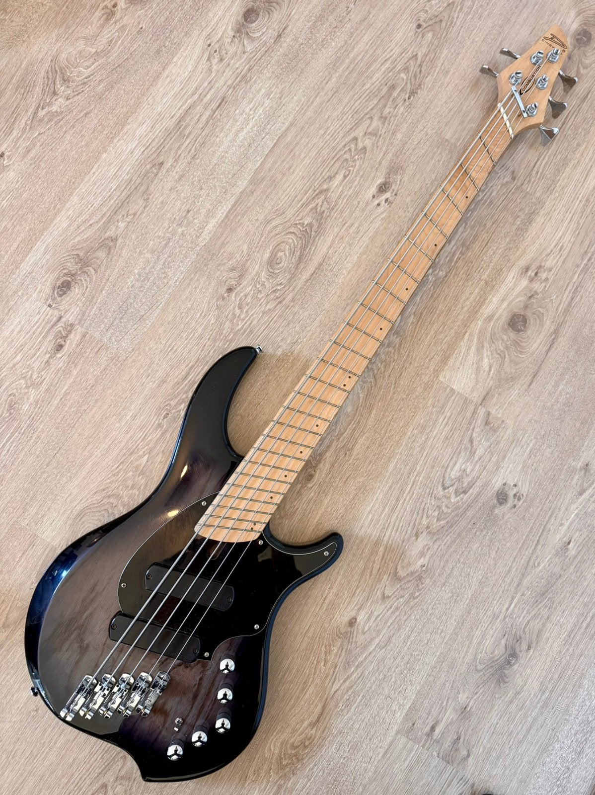 Dingwall Combustion 5 - Trans Black, Ophalen, Gebruikt, Elektrisch, 5-snarig