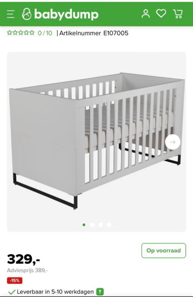 Juniorbed, Kinderen en Baby's, Ophalen, Gebruikt, 140 tot 160 cm, 70 tot 85 cm