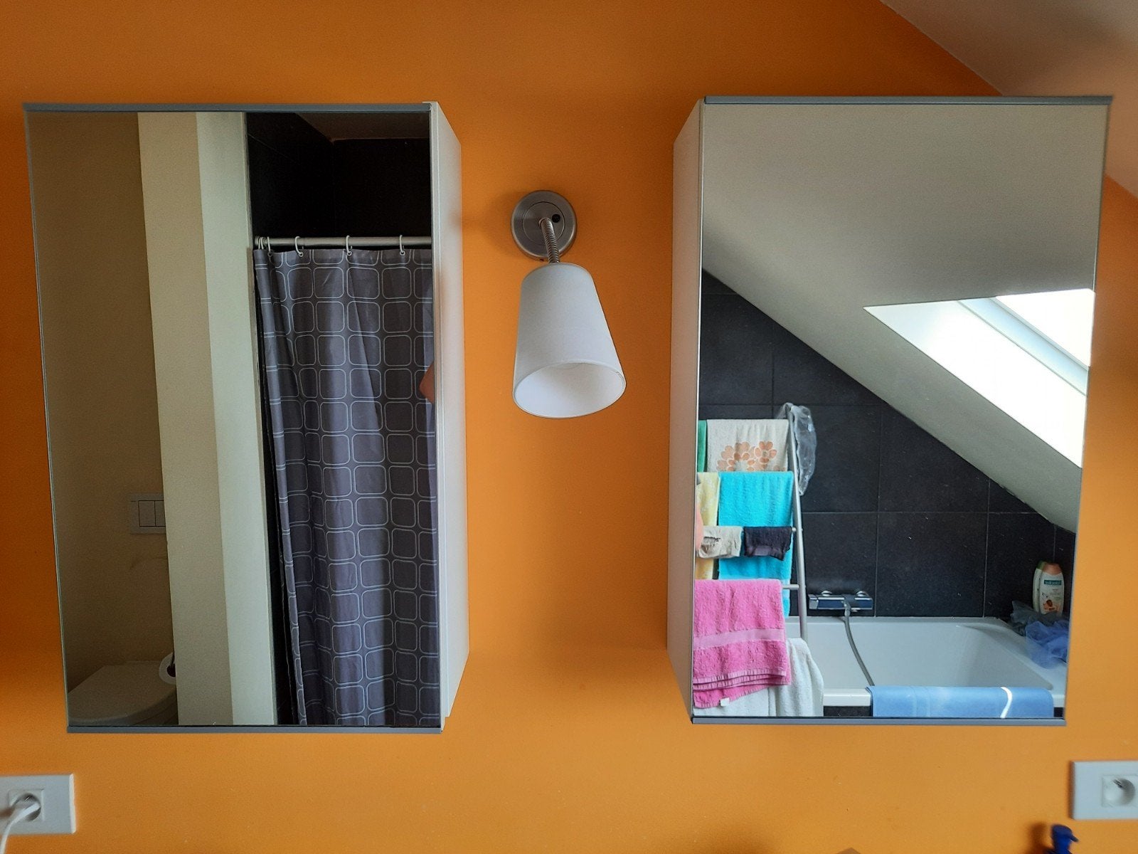 2 spiegelkasten badkamer, Armoire à miroir, Moins de 25 cm, Moins de 100 cm, Enlèvement