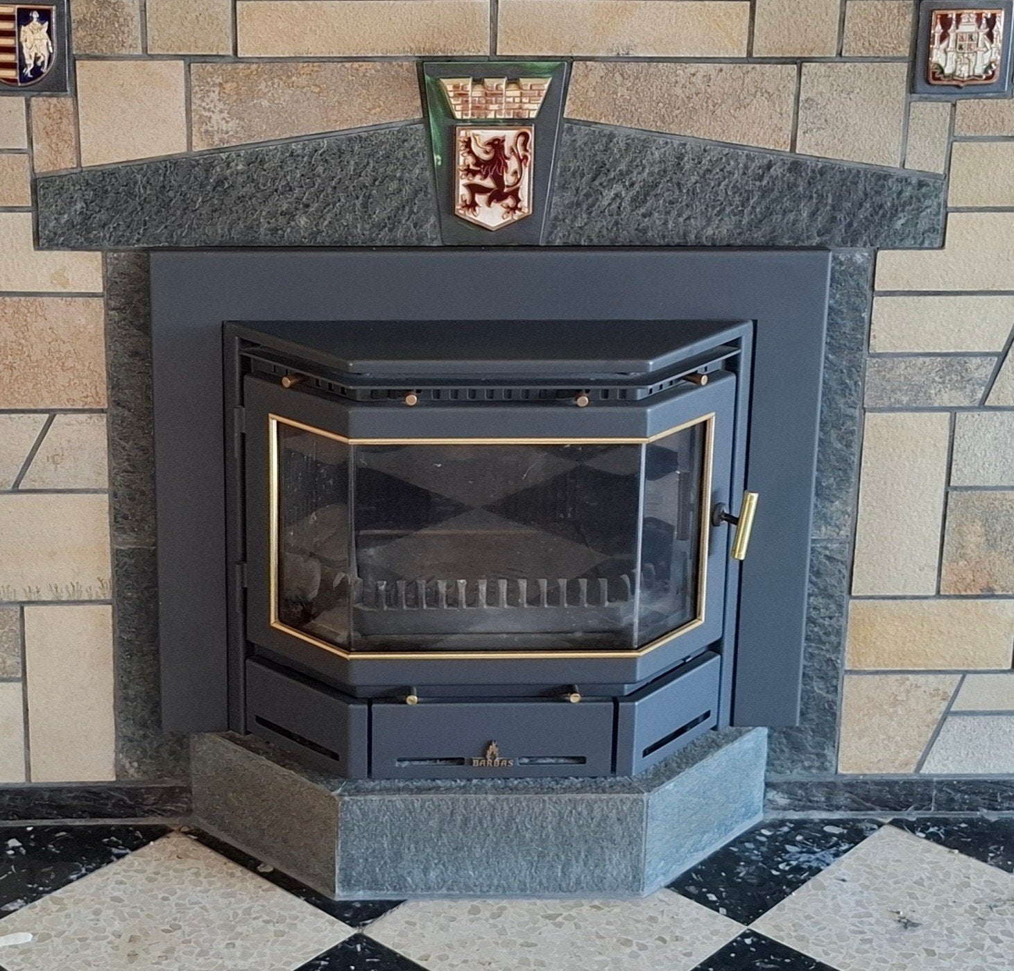Inbouwkachel Barbas, Huis en Inrichting, Kachels, Ophalen