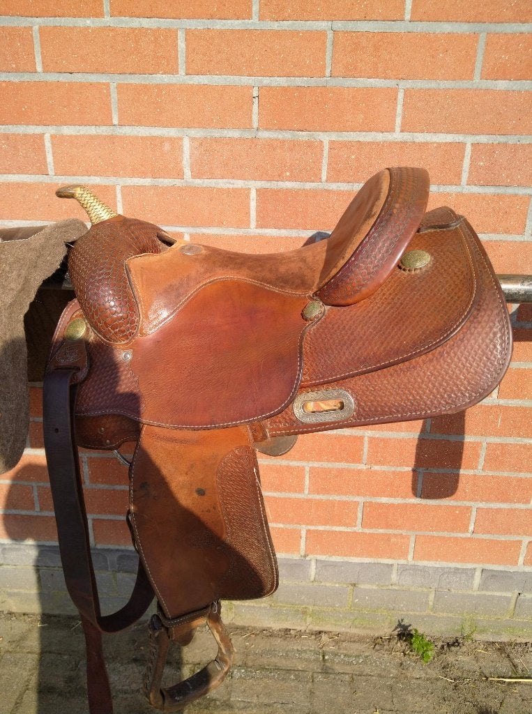 Te koop : Billy Cook westernzadel, Animaux & Accessoires, Chevaux & Poneys | Selles, Enlèvement ou Envoi, XL (18 pouces ou plus)