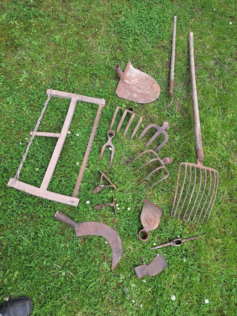 Outils anciens, Bricolage & Construction, Outillage | Outillage à main, Enlèvement, Utilisé