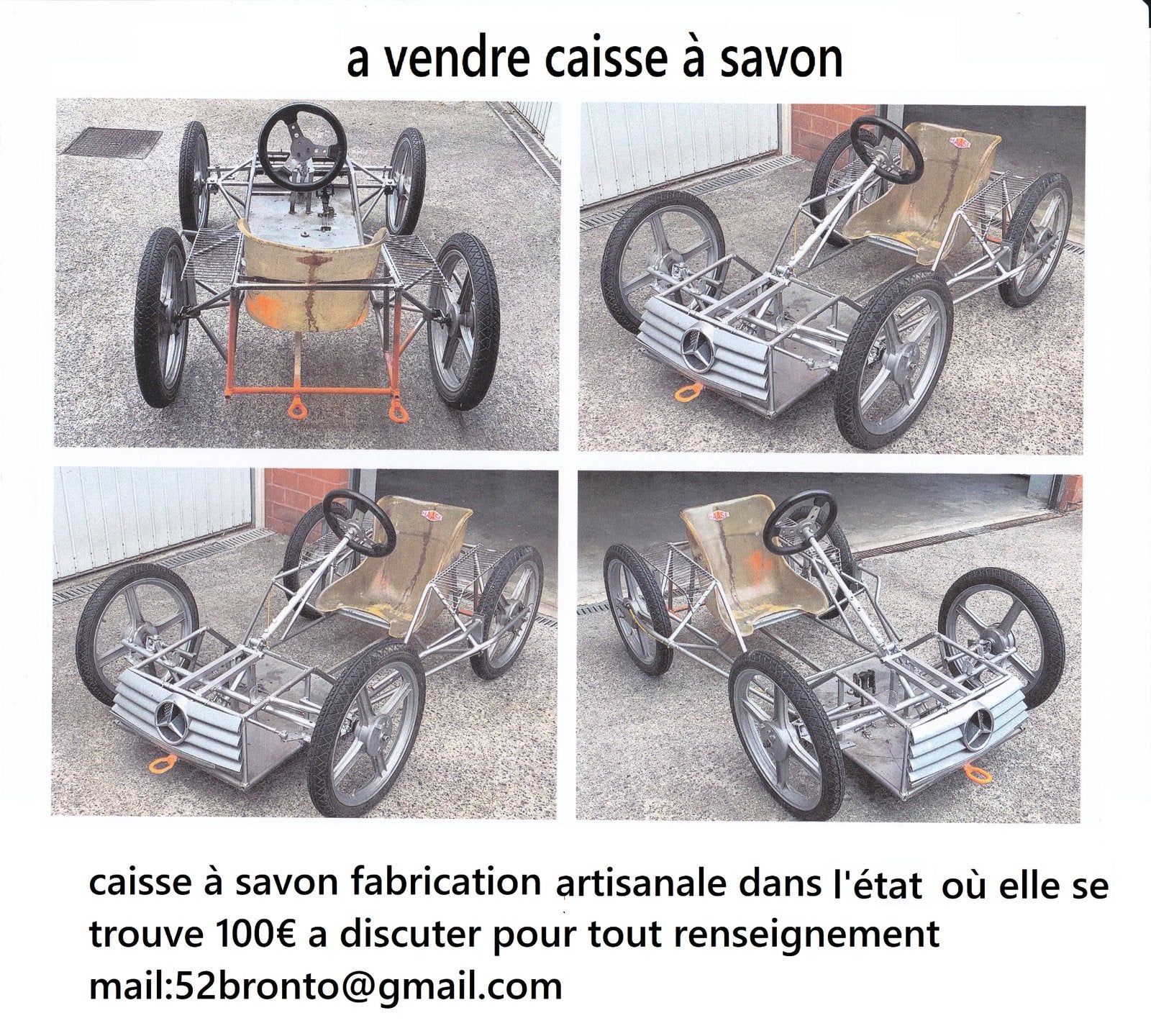 Caisse à savons, Enlèvement, Utilisé