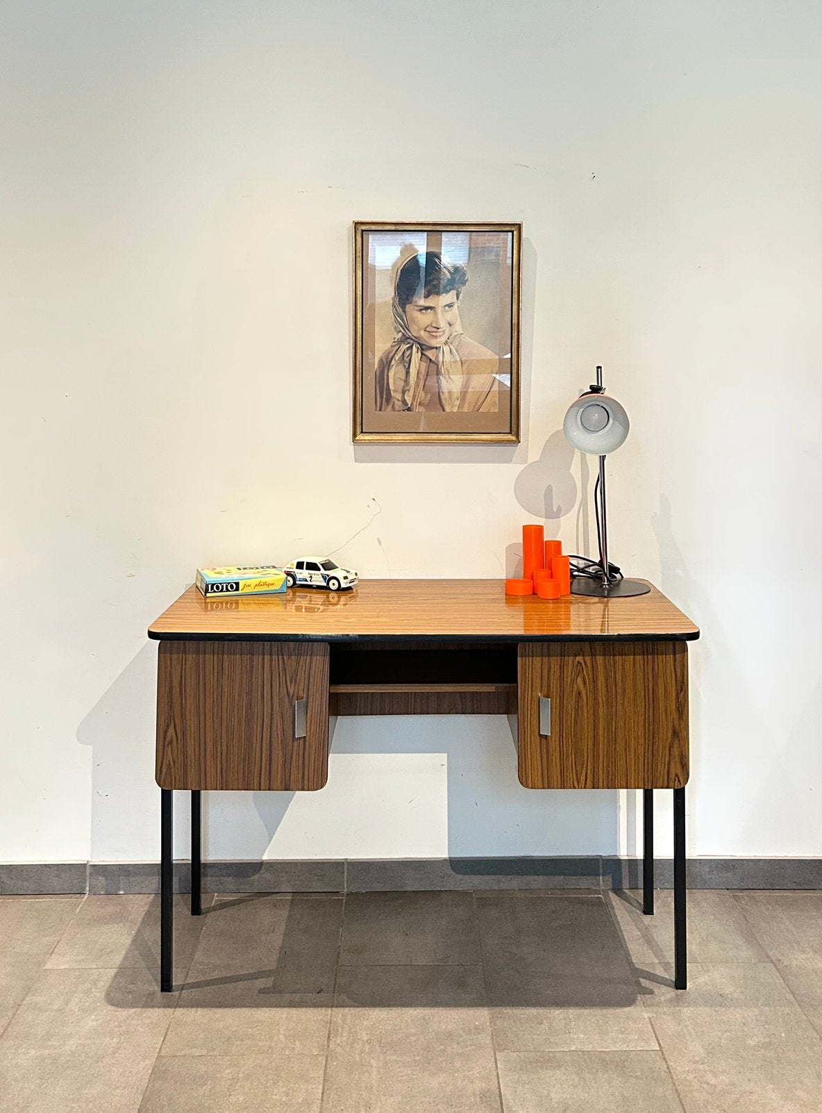 Retro formica bureau, Ophalen, Gebruikt