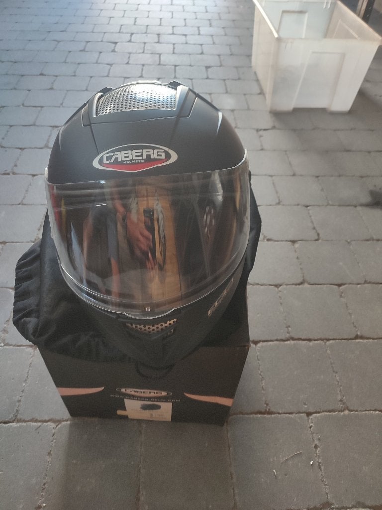 Caberg Ego Integraalhelm – Mat Zwart, Ophalen, Dames, XL, Integraalhelm