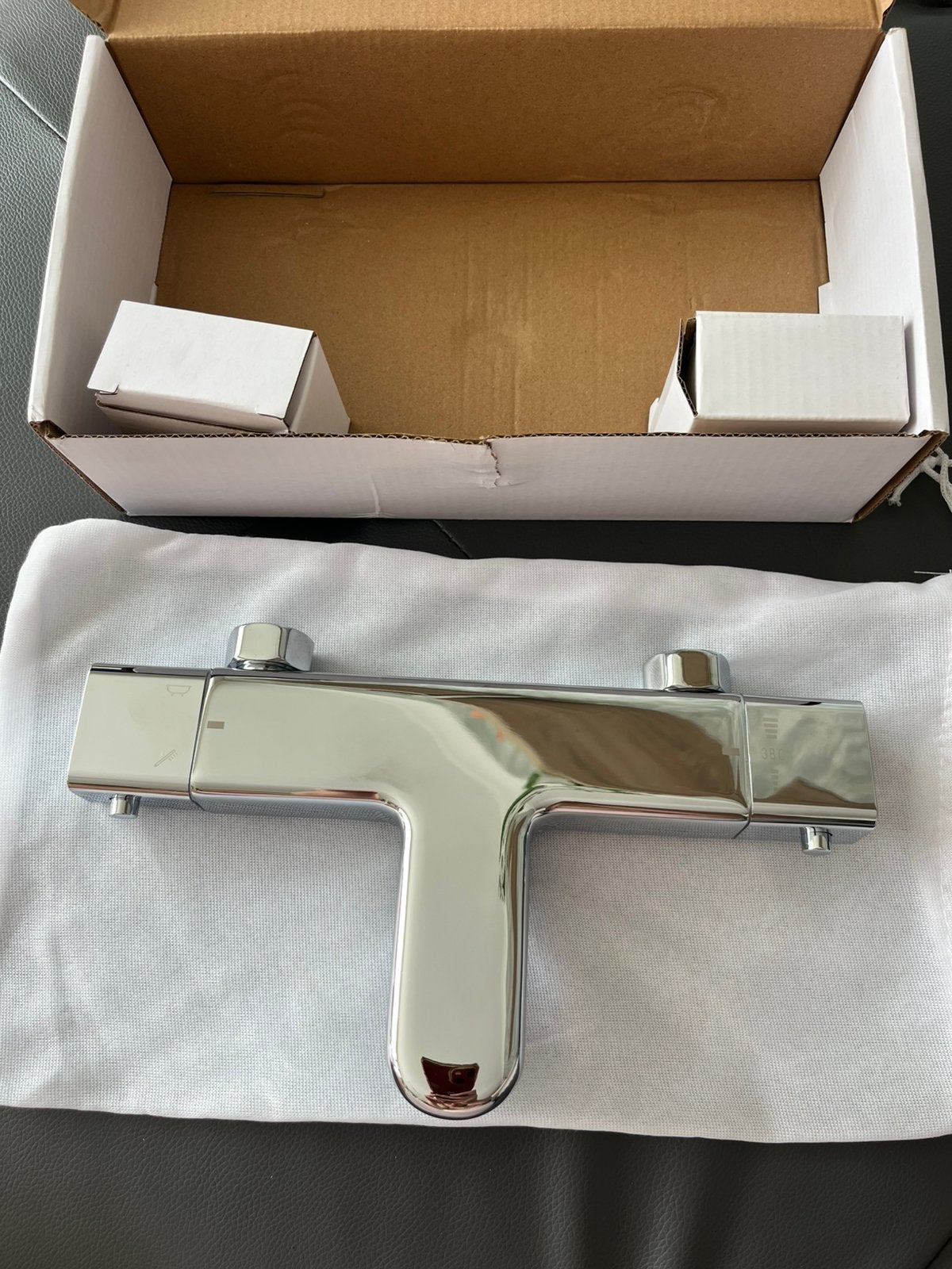 Nieuwe thermostatische bad douche kraan, Ophalen, Nieuw, Chroom, Bad