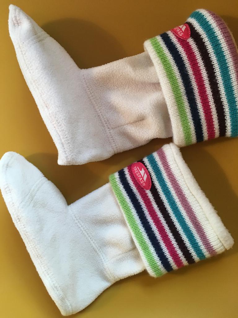 Chaussettes polaires pour bottes de pluie 32-34, Enlèvement, Utilisé, Trespass, Bottes
