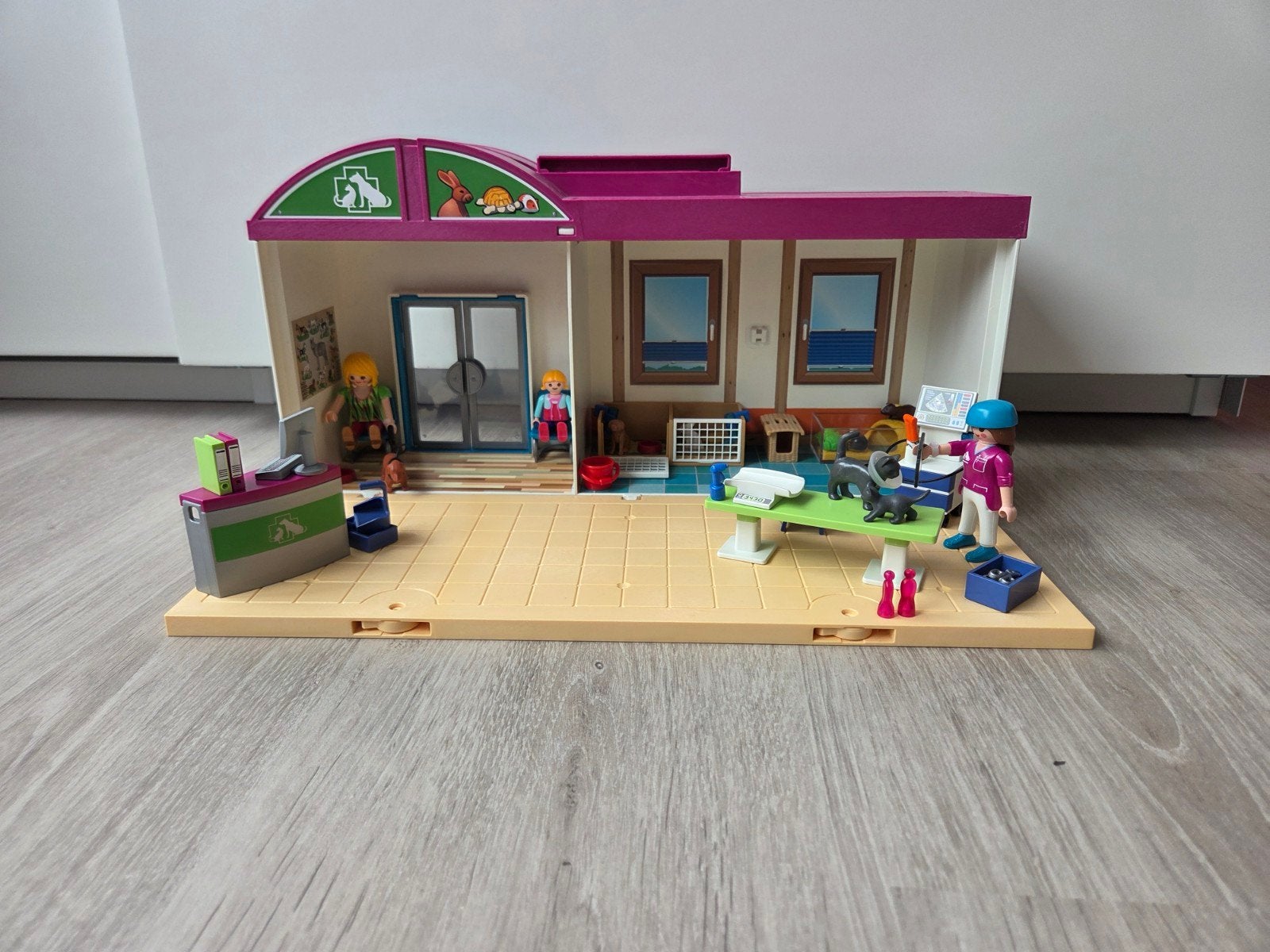 Playmobil dierenarts (meeneemdoos), Kinderen en Baby's, Ophalen, Complete set, Zo goed als nieuw, Overige series