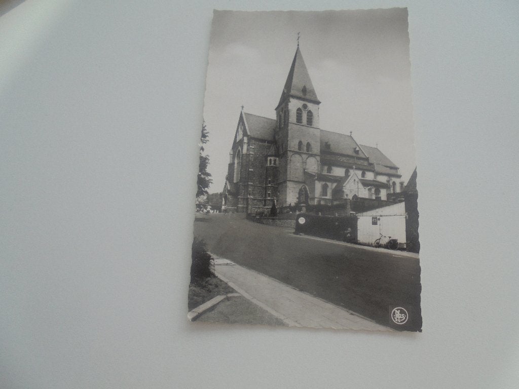opglabbeek - de kerk, Ophalen of Verzenden, 1940 tot 1960, Gelopen, Limburg