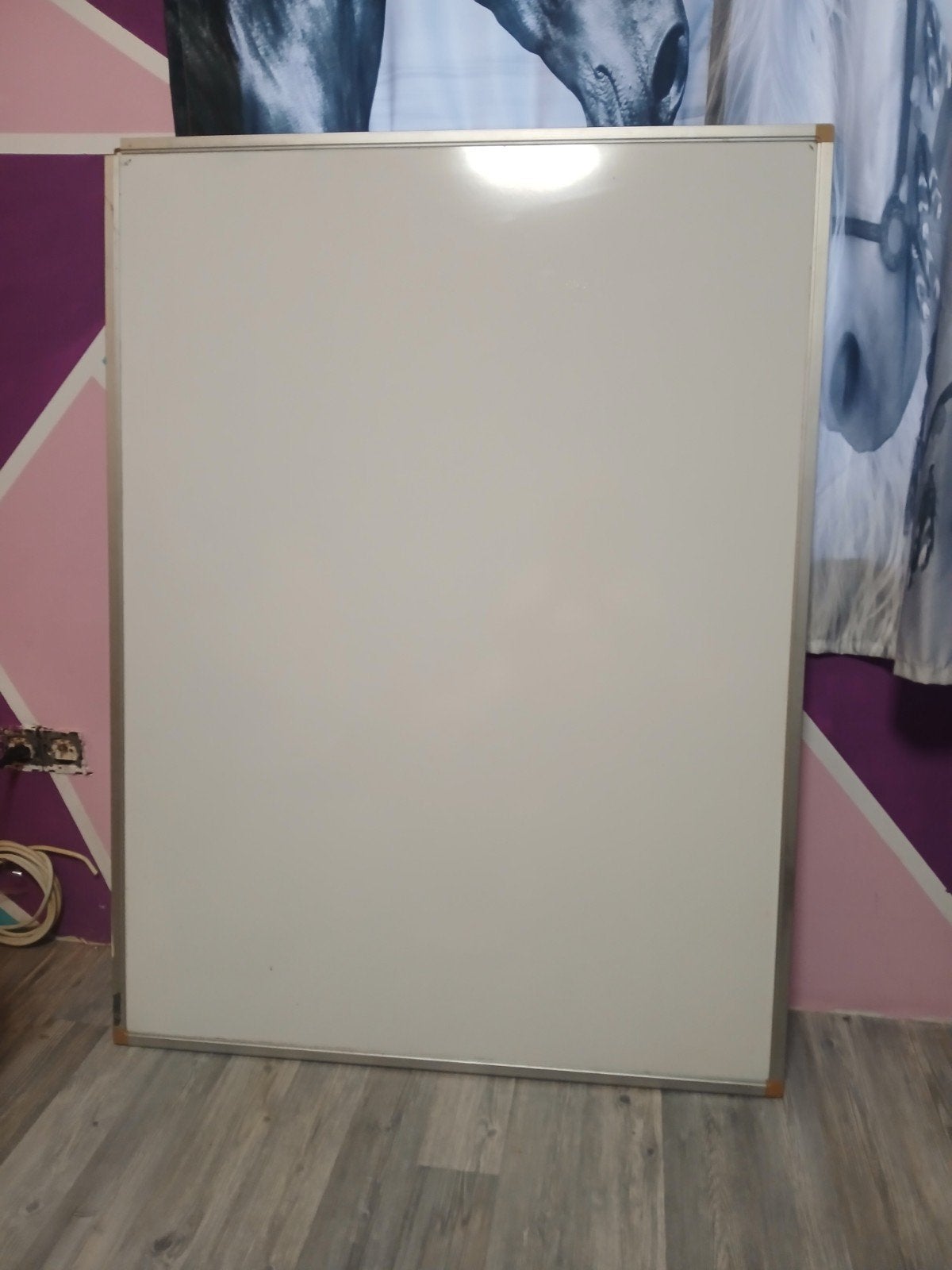 White en magneetbord, Huis en Inrichting, Woonaccessoires | Memoborden, Ophalen, Gebruikt, Magneetbord