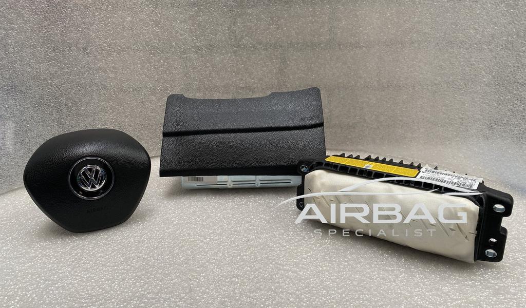 Volkswagen Sharan 2015-2020 airbag set stuur airbag knie air, Gebruikt, -, -, Ophalen of Verzenden