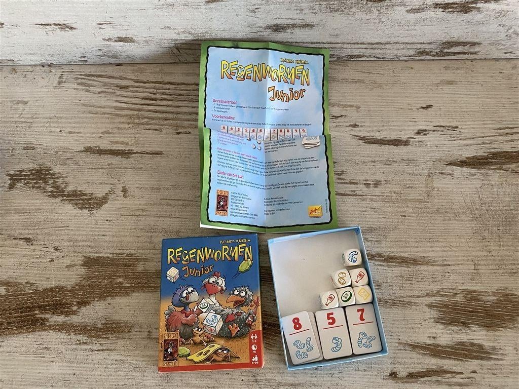 Regenwormen junior 999 games [s2039], Verzenden, Zo goed als nieuw