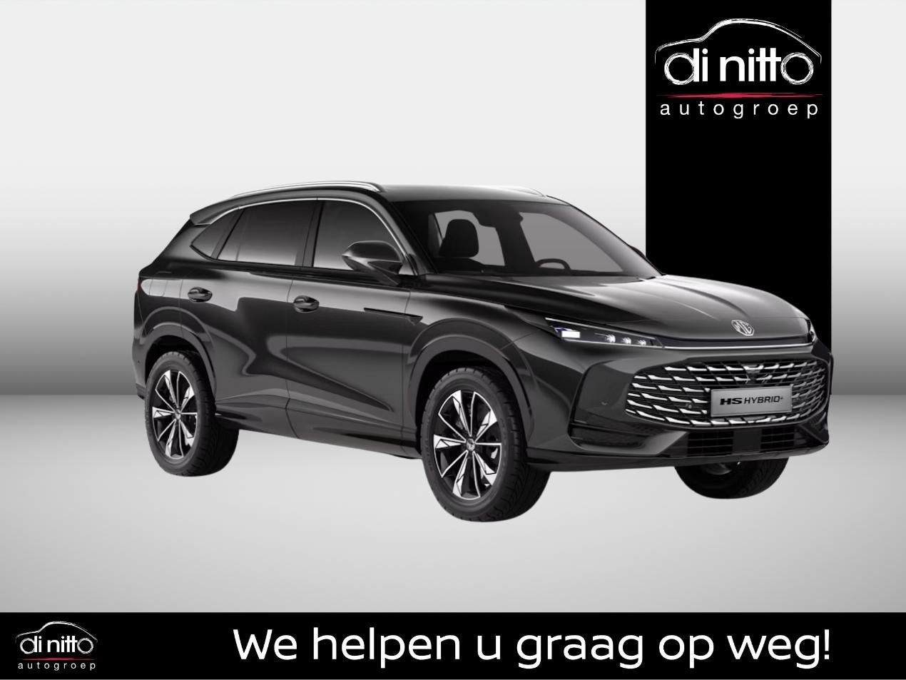 MG HS 1.5 Hybrid+ Luxury, Auto's, MG, Stof, 1498 cc, 2 kWh, Zwart
