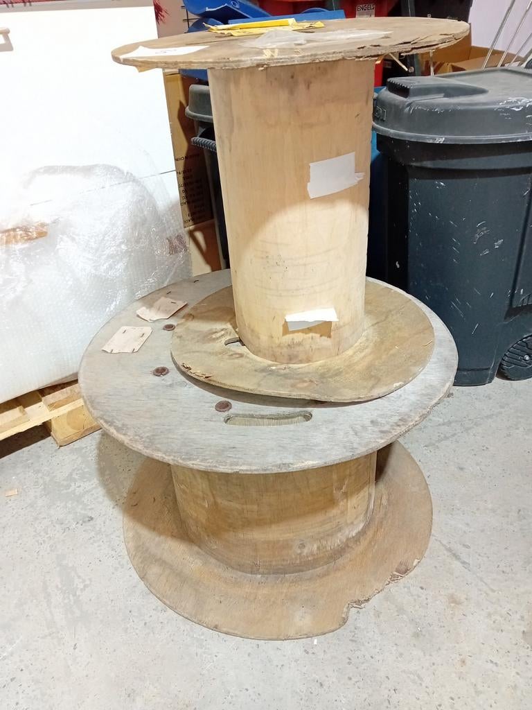 Gratis houten haspels., Hobby en Vrije tijd, Ophalen