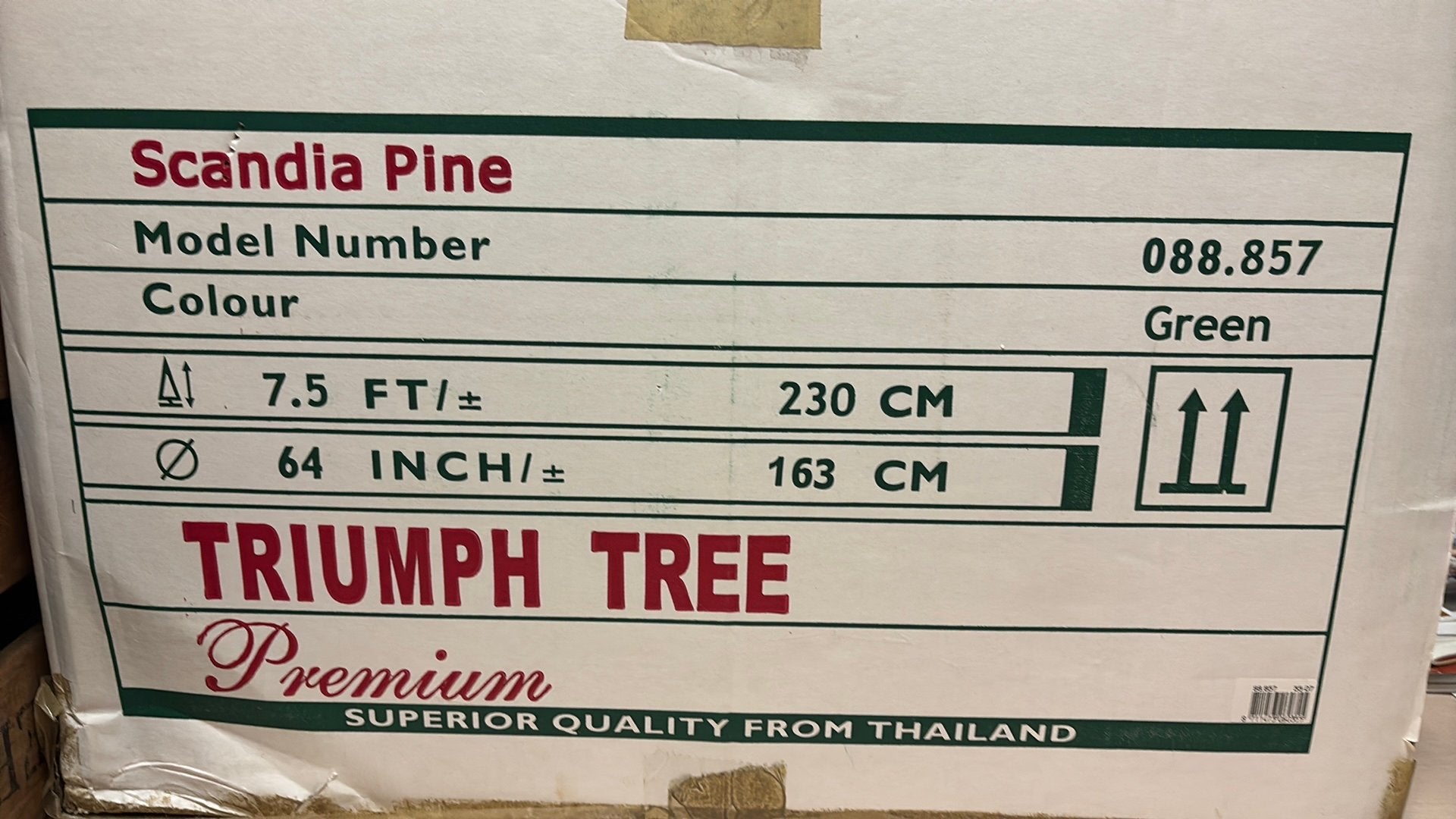 Kerstboom - 230 cm hoog - Triumph Tree - Scandia Pine, Diversen, Ophalen, Zo goed als nieuw