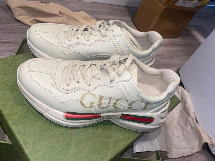 Gucci Rhyton trainer, Ophalen of Verzenden, Zo goed als nieuw, Sneakers, Gucci