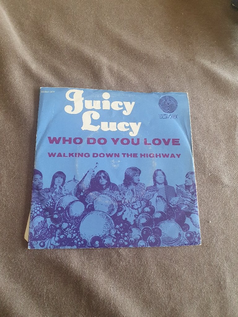 S - Juicy Lucy – Who Do You Love - 1970, Cd's en Dvd's, 7 inch, Ophalen of Verzenden, Zo goed als nieuw, EP