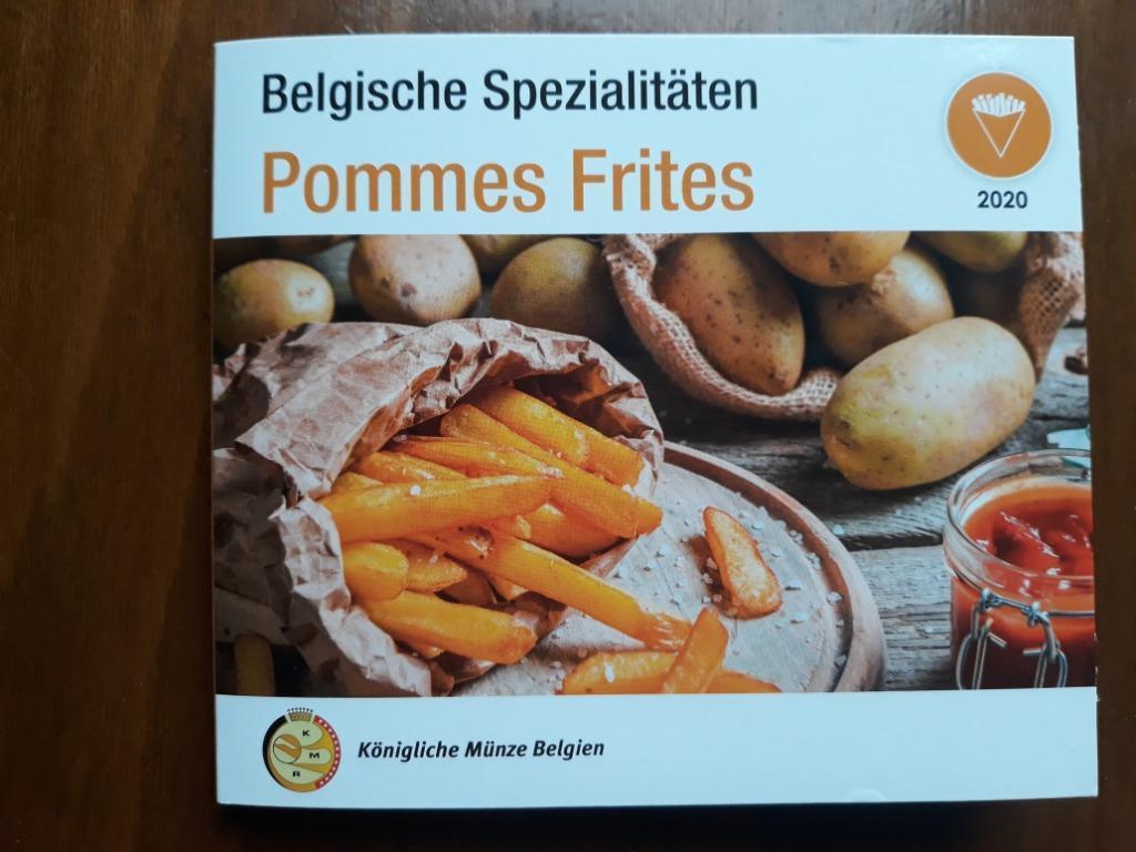 België euroset FDC 2020 WMF Pommes frites - ZELDZAAM !, Postzegels en Munten, Munten | Europa | Euromunten, Ophalen of Verzenden