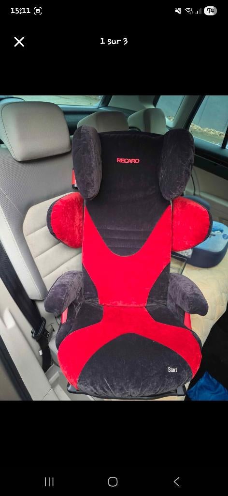 Siege auto Recaro, Autres marques, Ceinture de sécurité, 15 à 36 kg, Enlèvement