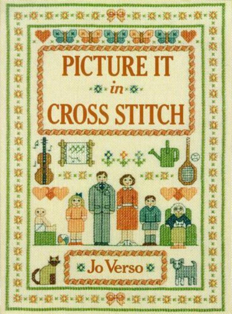 Picture it in cross stitch - jo verso handwerk kruissteek, Hobby en Vrije tijd, Borduren en Borduurmachines, Ophalen of Verzenden