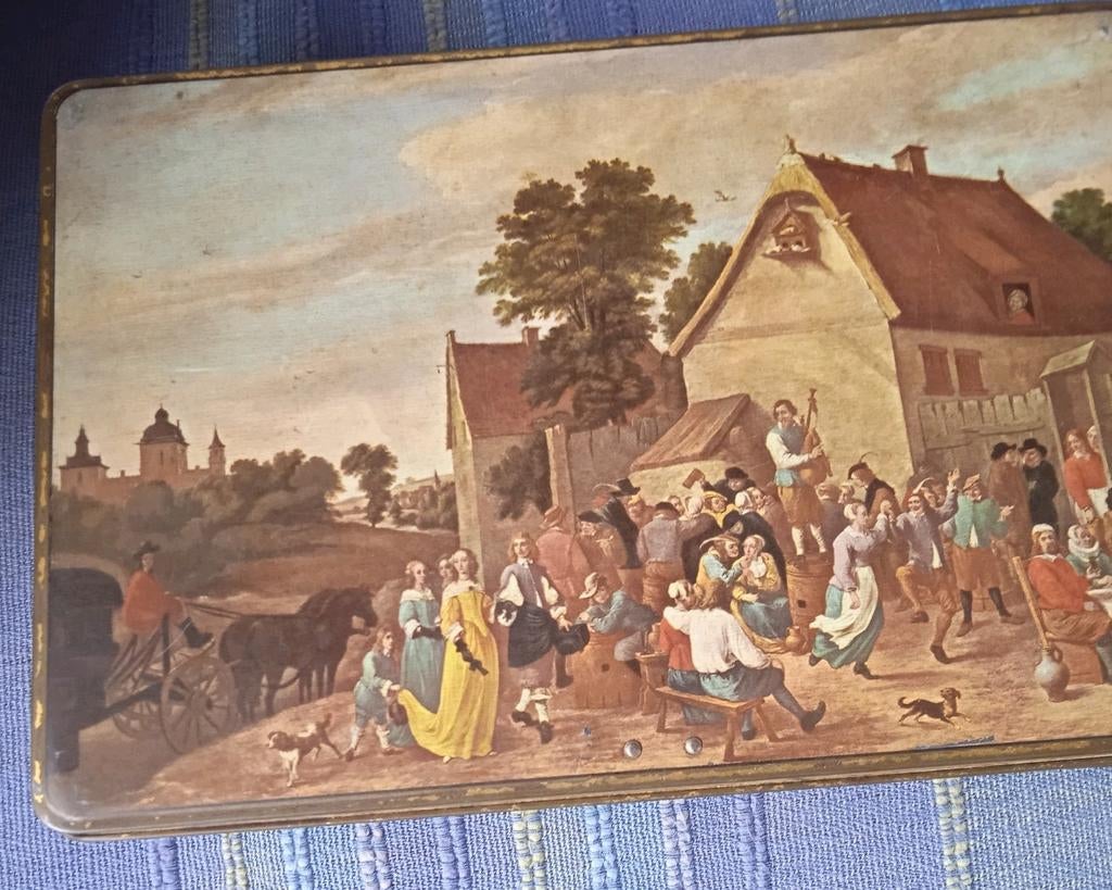 Boîte en fer blanc Jacques Choc, +70 ans, Enlèvement ou Envoi
