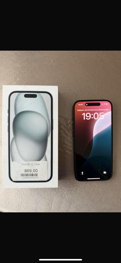 Iphone 15, Télécoms, Téléphonie mobile | Apple iPhone, Enlèvement ou Envoi, Comme neuf, IPhone 15