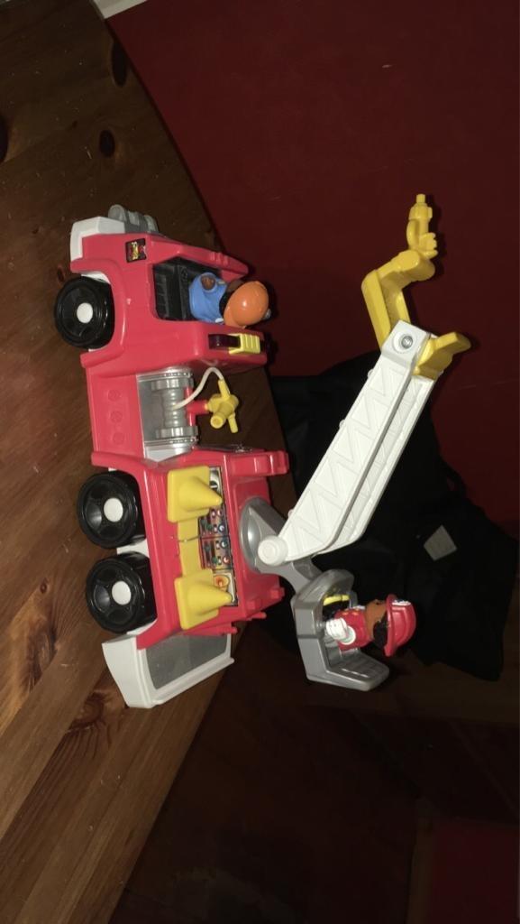 Camion de pompier little People, Ophalen, Gebruikt