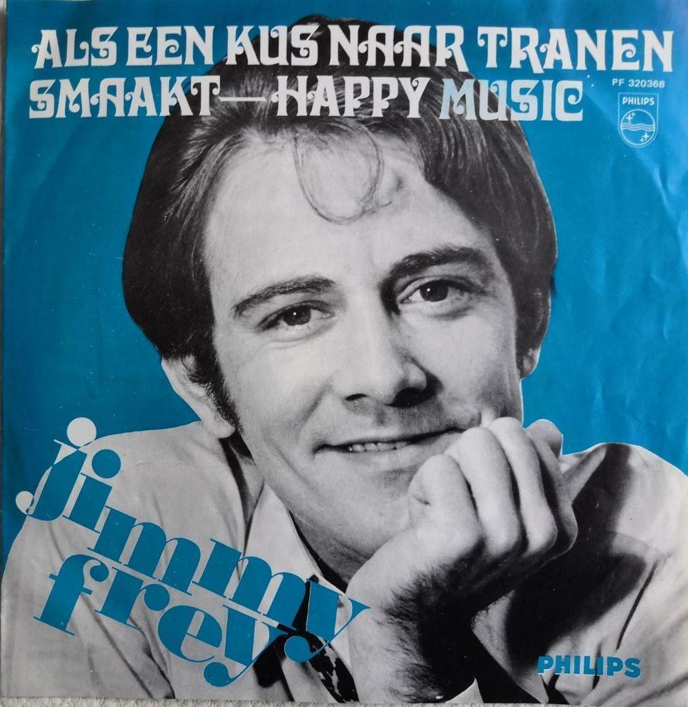 JIMMY FREY - Als een kus naar tranen smaakt (single), 7 inch, Single, Ophalen of Verzenden, Zo goed als nieuw