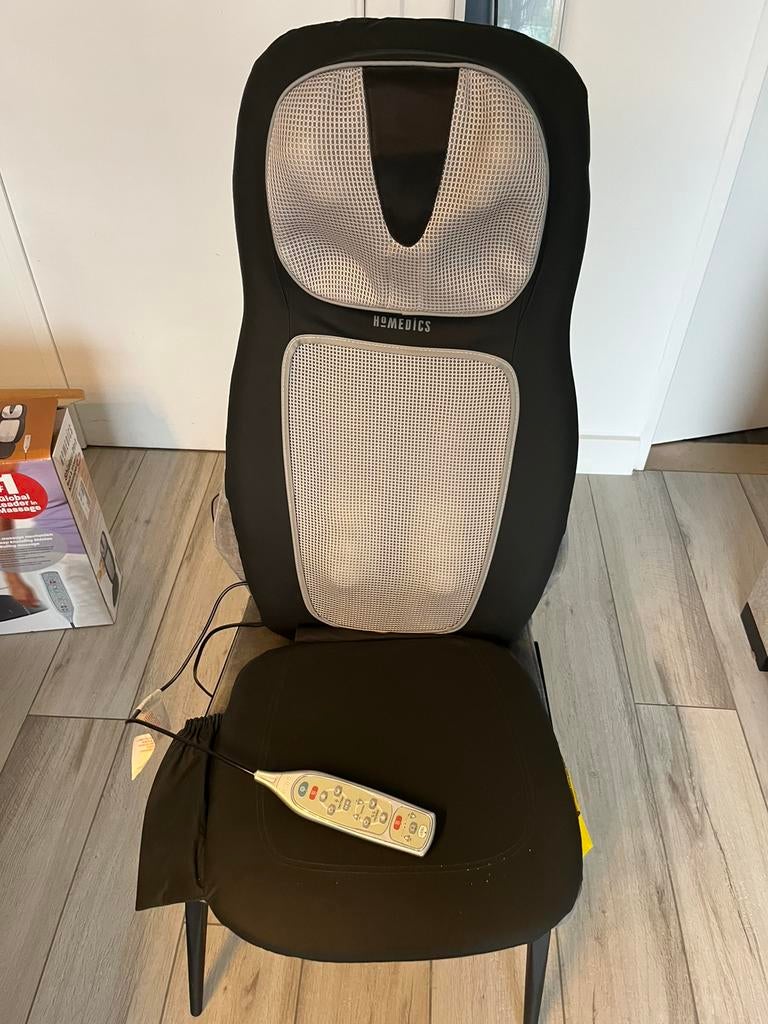 Homedics Shiatsu 2-in-1 rug- & schoudermassage met warmte, Ophalen of Verzenden, Zo goed als nieuw
