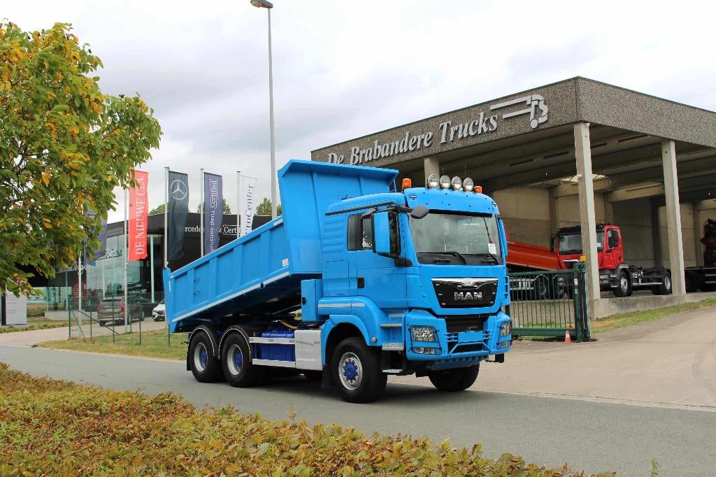MAN TGS 33.480 6x6 kipper/trekker - 2016 - 512.000 km, Achat, Euro 6, Entreprise, 2 places