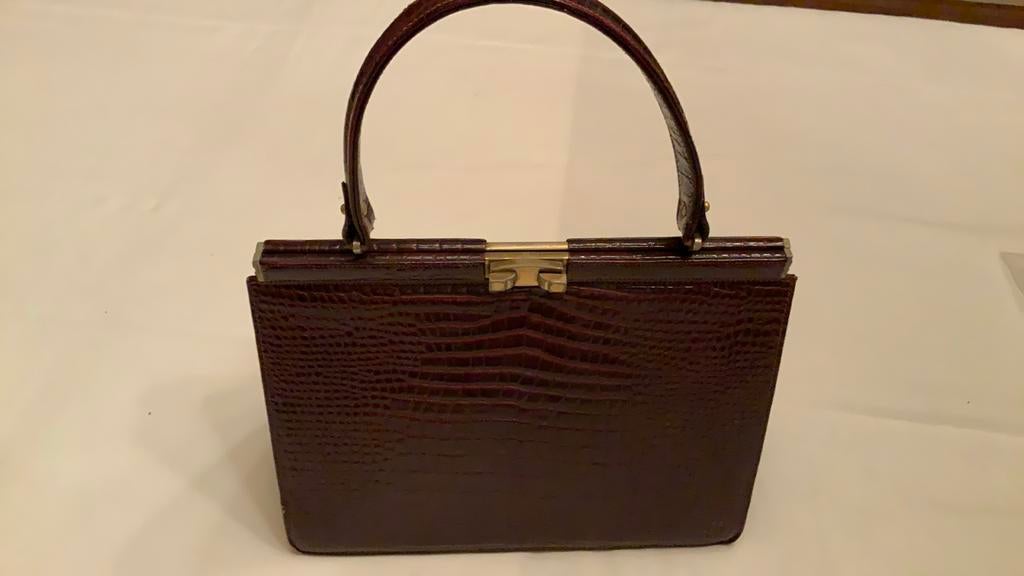 Oude dames handtas, Ophalen of Verzenden, Gebruikt, Handtas