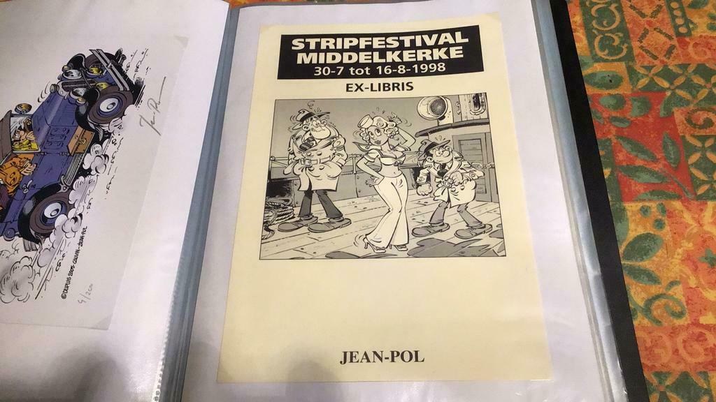 Strip affiche (z2), Verzamelen, Ophalen of Verzenden, Zo goed als nieuw, A4 of kleiner, Overige onderwerpen