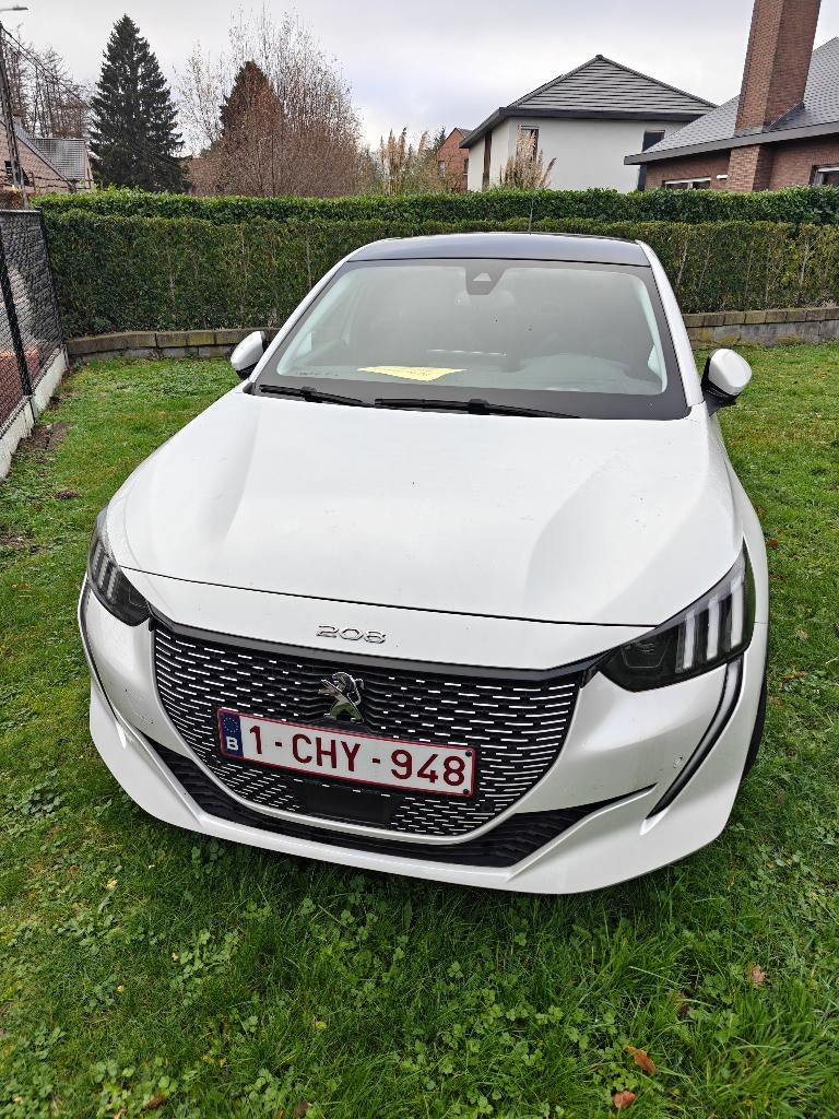 auto, 0 cilinders, Leder en Stof, Wit, Elektrisch