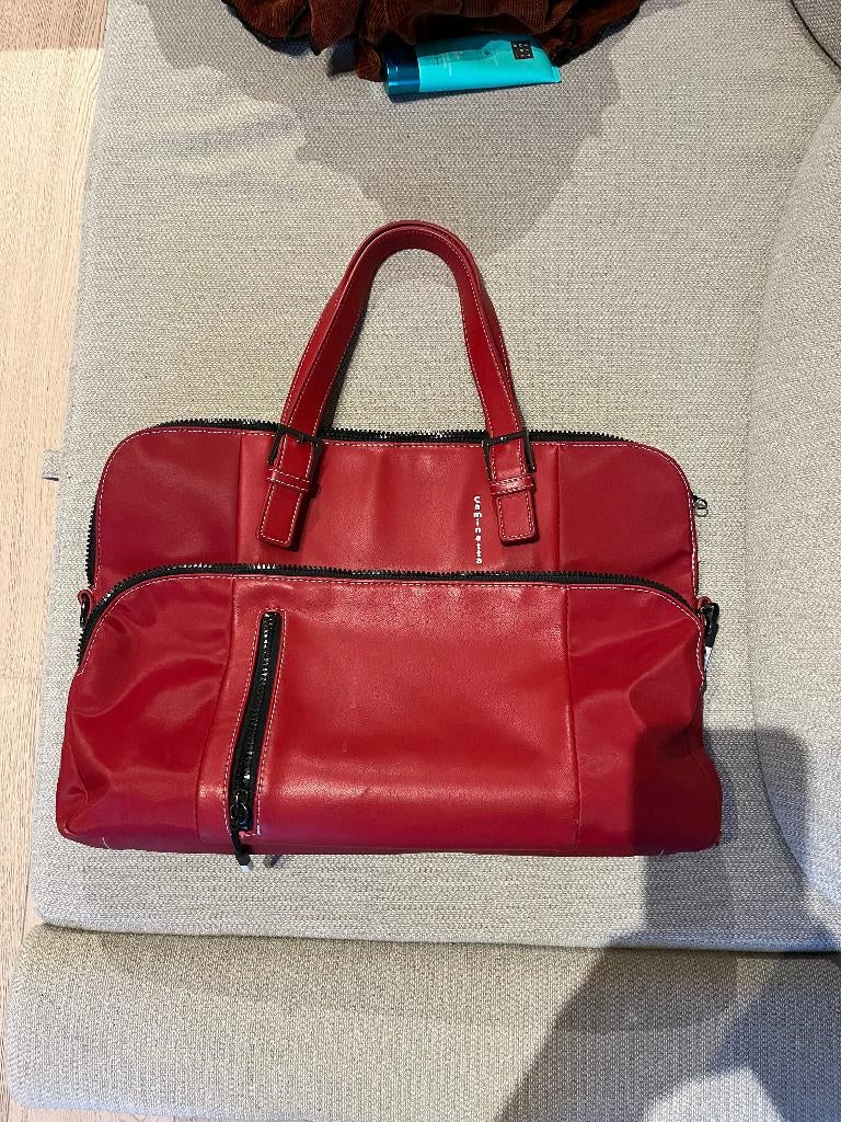 Sac à main type porte documents, Ophalen, Aktetas of Boekentas, Zo goed als nieuw, Leer
