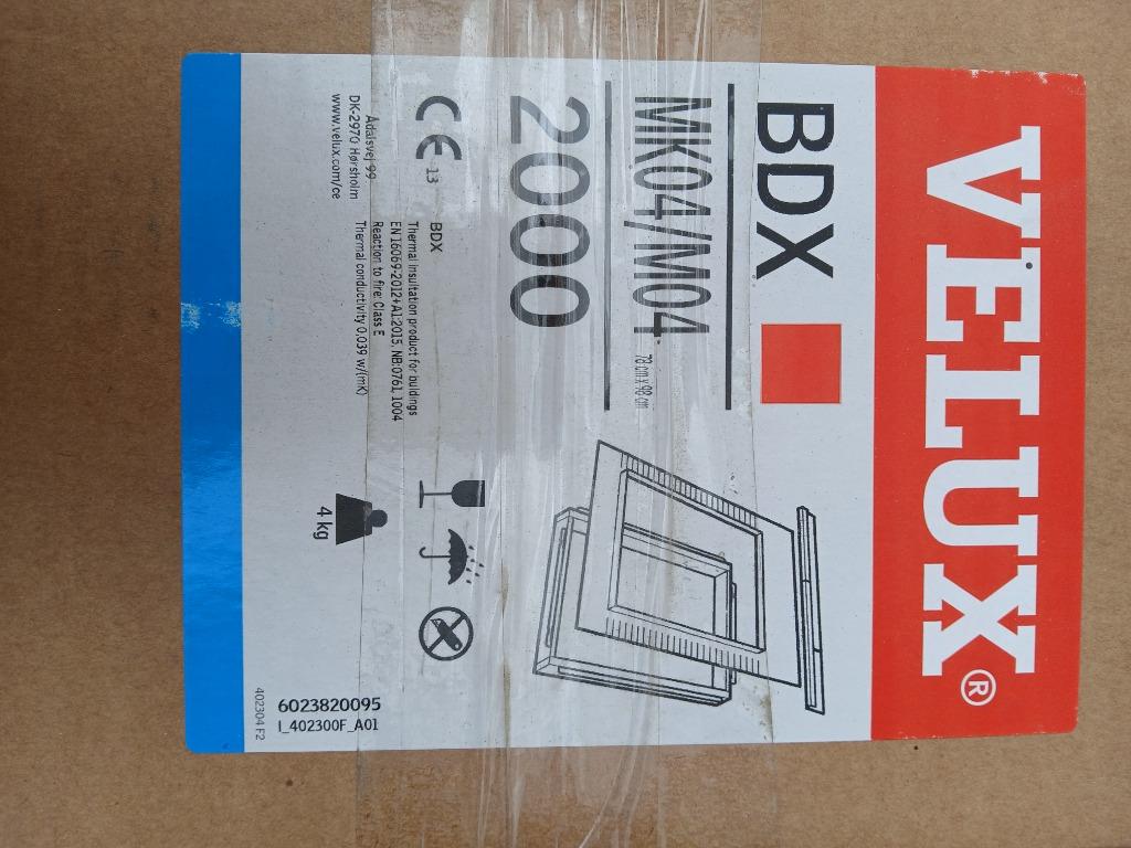 Cadre isolant Velux et brassard imperméable BDX MK04/M04, Neuf, Lucarne, Enlèvement, Moins de 80 cm