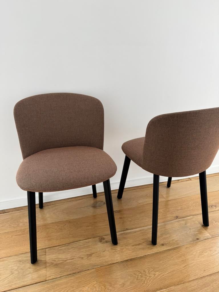 Set 2 x Pedrali Laja 2 stoelen, Enlèvement, Comme neuf, Noir, Deux