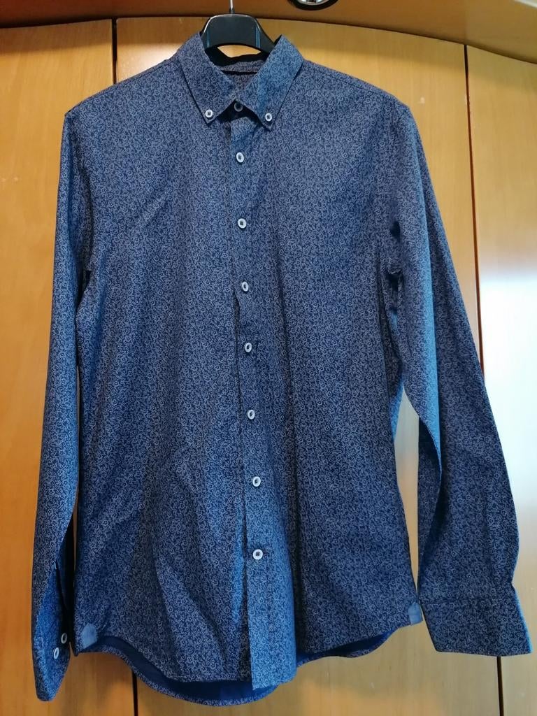 Overhemd, Kleding | Heren, Overhemden, Blauw, Gedragen, Halswijdte 39/40 (M), C&A