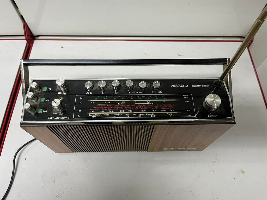 Radio Vintage ITT Schaub-Lorenz Weekend Electronic— jaren 70, Ophalen, Zo goed als nieuw, Radio